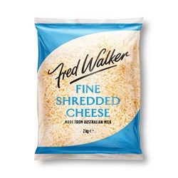 WCB FOODSERVICE FINE GRATED TASTY CHEESE (2KG)