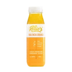 ALLIE&#39;S VALENCIA ORANGE PREMIUM PRESSED JUICE (8 X 300ML)