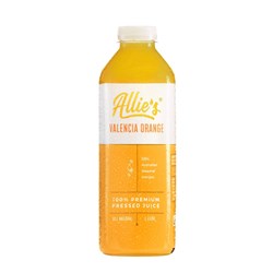 ALLIE&#39;S VALENCIA ORANGE 100% PREMIUM PRESSED JUICE (6 X 1L)