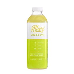 ALLIE&#39;S GINGERED APPLE 100% PREMIUM PRESSED JUICE (6 X 1L)