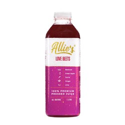 ALLIE&#39;S LOVE BEETS 100% PREMIUM PRESSED JUICE (6 X 1L)