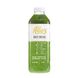 ALLIE&#39;S DAILY GREENS 100% PREMIUM PRESSED JUICE (6 X 1L)