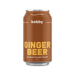 BOBBY'S PREBIOTIC GINGER BEER SOFT DRINK (16 X 330ML)