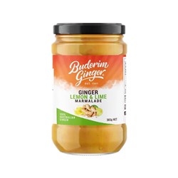 BUDERIM GINGER  LEMON &amp; LIME GINGER MARMALADE (365G)