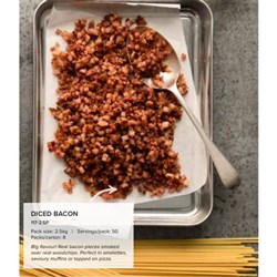 GOTZINGER DICED MAPLE BACON FROZEN (2.5KG)