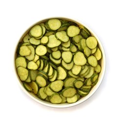 FRANKIES  DON PICKLES FLAT CUT SWEET &amp; SPICY GHERKIN  (19LT)