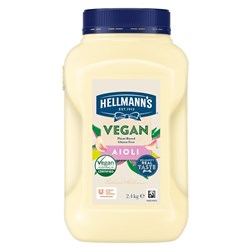 HELLMANN'S VEGAN AIOLI G/F (2.4KG)