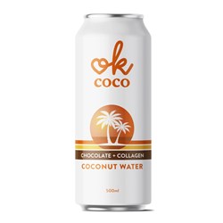 OK COCO CHOCOLATE + COLLAGEN COCONUT WATER (12 X 500ML)